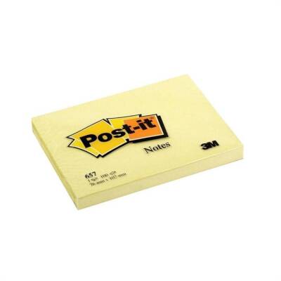 3M POST-İT 657 76*102 SARI 100YP - 1