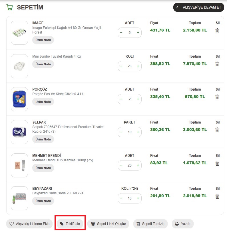 Teklif iste görseli