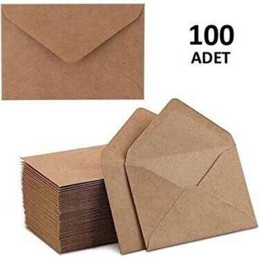 ASİL MEKTUP ZARFI 13*18 KRAFT 90GR 100LÜ - 1