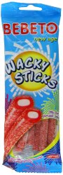 BEBETO LİCORİCE JELLY 75 GR.W.STICK ÇİLEK VANİLYA (12*8) 16013777 - 2