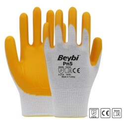 BEYBİ İŞ ELDİVENİ PN-5 SARI XL - 1