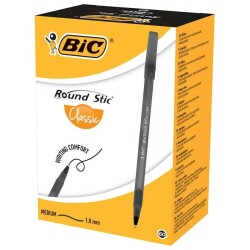 Bic Round Stıc Tükenmez Siyah x60 - BİC