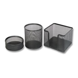 BION 9302 BİON PERFORE 3'LÜ SET - SİYAH - 