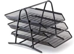 Bıon 9304 Bion Perfore 3 Lü Evrak Rafı - Siyah - BİON