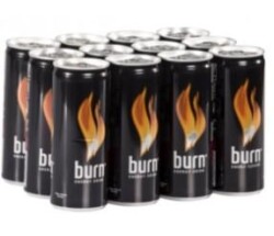 BURN KUTU 250 ML. BLACK (*12)(*300) - 