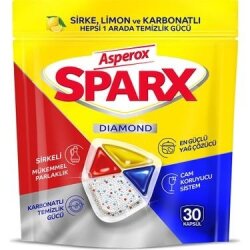 ASPEROX SPARX BULAŞIK MAKİNASI TABLET 30LU - ASPEROX
