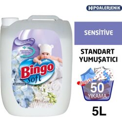 BİNGO SOFT SENSİTİVE BEYAZ 5 LT - BİNGO