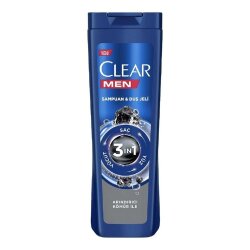 CLEAR 350 ML SHP MEN DEEP CLEAN - CLEAR