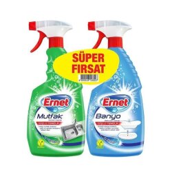 ERNET SPREY 750 ML (MUTFAK+BANYO) 2'Lİ SET - ERNET