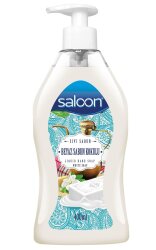 SALOON SIVI SABUN 400 ML BEYAZ KOKULU - SALOON