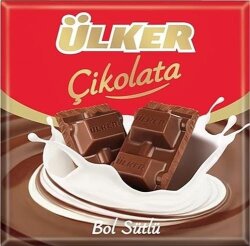 ÜLKER ÇİKOLATA KARE 60 GR.SÜTLÜ (6*6) 1429-05 - ÜLKER