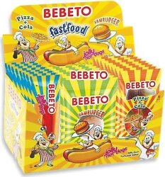 Bebeto Uzun Jelly Fast Food 20 Gr. x36 - BEBETO