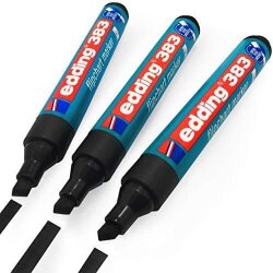 EDDİNG E-383 FLİPCHART MARKER SİYAH - EDDİNG