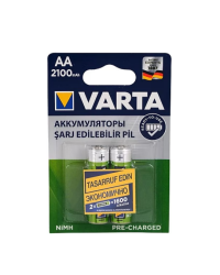 VARTA AA 2100 MAH ŞARJ EDİLEBİLİR PİL 2Lİ - 