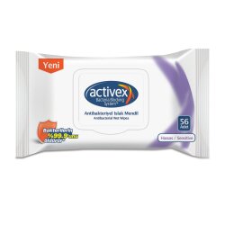 Activex Aktif Antibakteriyel Islak Mendil 56 Lı - ACTİVEX