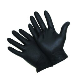 SİYAH NİTRİL PUDRASIZ MUAYENE ELDİVENİ XL BEDEN - CANPA