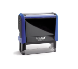 TRODAT KAŞE 4915 P4 MAVİ GÖVDE VE KEÇE - 2