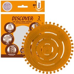 DİSCOVER SİLİKONLU KOKU GİDERİCİ PİSUVAR TURUNCU 2 Lİ - 1