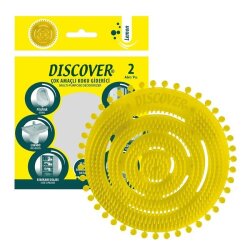 DİSCOVER SİLİKONLU KOKU GİDERİCİ PİSUVAR SARI 2 Lİ - 1