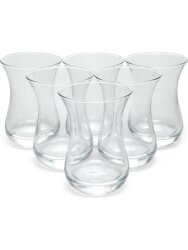 PAŞABAHÇE 62511 AJDA ÇAY BARDAGI 6LI KRİSTAL - 1
