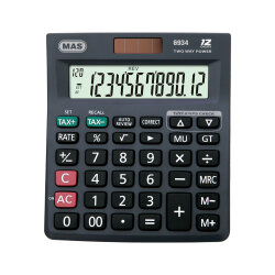 MAS 6934 HESAP MAKİNESİ MASA ÜSTÜ - 1