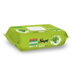 SLEEPY DOĞAL ALOE VERA ÖZÜ TEMİZLİK HAVLUSU 100'LÜ - 2