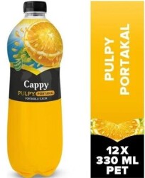 CAPPY PULPY 330 ML. PORTAKAL(*12) (PLT 203) - 1