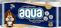 Aqua Tuvalet Kağıdı 16'li Bambu 3 Katlı - AQUA