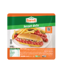 BANVİT PİLİÇ SOSİS UZUN 1000 GR KÜVET(1*)(12*) - 