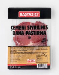 BAŞYAZICI DANA PASTIRMA DİLİMLİ 80 GR.(1*)(20*) - 