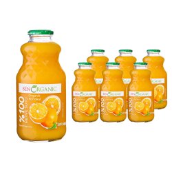 Benorganıc Meyve Suyu Portakal 946 Ml. x6 - BENORGANIC