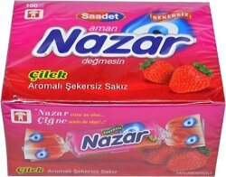 NAZAR SAKIZ EKŞİYÜZ ÇİLEK 100 LÜ (1*) (20*) - 