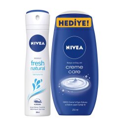 NİVEA DEO 150 ML. KADIN FRESH + DUŞ JEL 250 ML - 