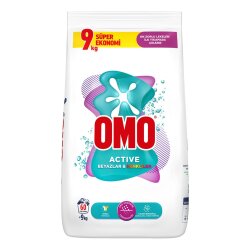 OMO MATİK 9 KG. ACTIVE BEYAZ VE RENKLİLER (84*) - OMO