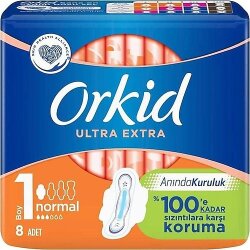 ORKİD ULTRA GÜNDÜZ S1 NORMAL 8 Lİ (24*) - ORKİD