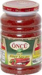 ÖNCÜ SALÇA BİBER ACI 900 GR PET (12*) - ÖNCÜ
