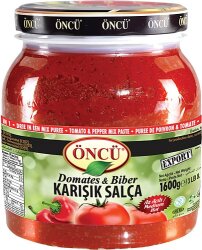 ÖNCÜ SALÇA DOM.-BİBER MİX 1600 GR. (6*) - ÖNCÜ