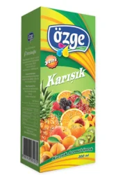 Özge Meyve Suyu Slim Karışık 200 ML x27 - ÖZGE
