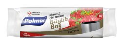 POLMIX BÜZGÜLÜ ÇÖP TORBASI BÜYÜK ÇİLEK * - POLMIX