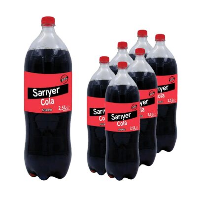 Sariyer Sarıyer Pet Cola Şekerli 2,5 Litre x6 Ürün Görseli