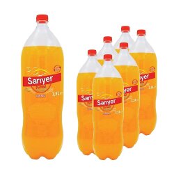 SARIYER PET PORTAKAL ŞEKERLİ 2,5 LİTRE 6'LI - SARIYER