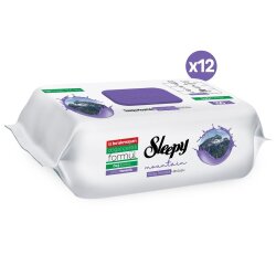 Sleepy Easy Clean Yüzey Temizlik Havlusu Doğa Seri Mor Dağ 100'lü - SLEEPY