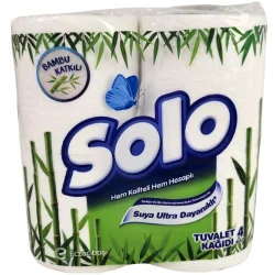 Solo Tuvalet Kağıdı 4'lü Bambulu - SOLO