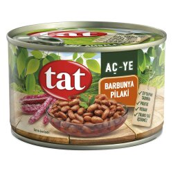 TAT HAZ.YEM. 1/2 BARBUNYA PİLAKİ 400 GR (12*) - TAT
