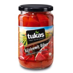 TUKAŞ KÖZLENMİŞ BİBER 680 GR.CAM (1*)(12*) - TUKAŞ