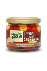 YÖRE SOSERO PEYNİR DOLGULU KİRAZ BİBER 300CC KVNZ(1*)(12*) - YÖRE