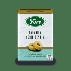 Yöre Yeşil Zeytin Dilimli 2 Kg Tnk - YÖRE