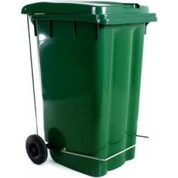 Ceymop Pedallı Konteyner Yeşil 240 Lt - CEYMOP