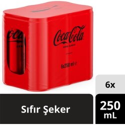 COCA COLA SLİM 250 ML KUTU ZERO (24) - 2