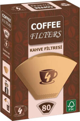 COFFEE FILTERS BROWN NO.4 80 Lİ - 1